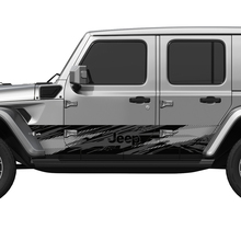 Camo Splash Wrap côté portes latérales en vinyle autocollant ajuster Jeep Wrangler 5
 3