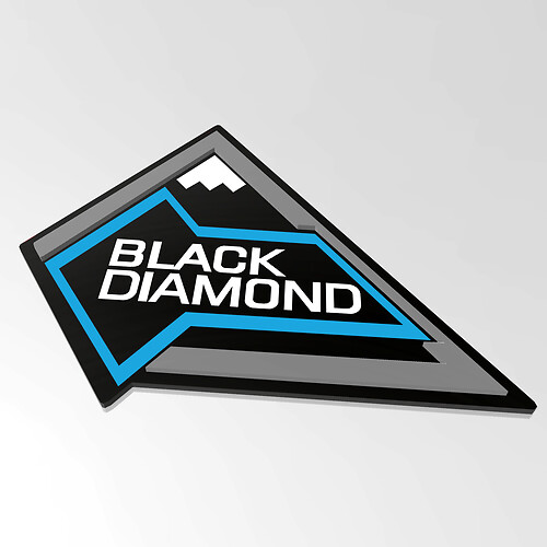 Badges Bronco Black Diamond Fender Tailgate Emblem 3D Badge
