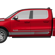 Stripes du panneau de bascule latérale Stickers de décalage en vinyle Graphiques pour Dodge Ram 1500
 2
