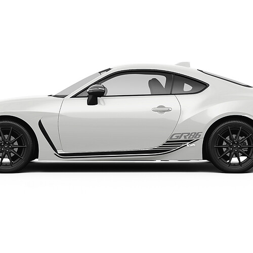 DOORS STRIPES SIDE STROBE Graphics décalants Autocollants pour Toyota JR86
 1