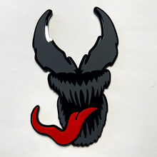 Badge 3D personnalisé style Venom pour aile, hayon ou calandre_3