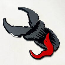 Badge 3D personnalisé style Venom pour aile, hayon ou calandre_5
