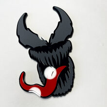 Badge 3D personnalisé style Venom pour aile, hayon ou calandre_6