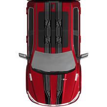 Doublées Stickers en vinyle Stickers Graphiques pour Dodge Ram 1500 Tungstten
 2