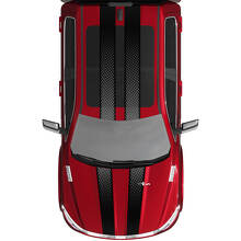 Doublées Stickers en vinyle Stickers Graphiques pour Dodge Ram 1500 Tungstten
 3