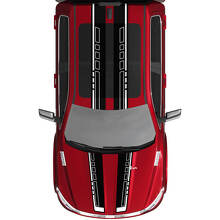 Doublées RALLY VINYL DÉCALAGES Stickers Graphiques pour Dodge Ram 1500 Tungstten
 2