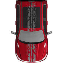 Stripes Rally Vinyl Decs Stickers Graphiques pour Dodge Ram 1500 Tungstten
 2