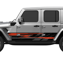 Camo Splash Wrap côté portes latérales en vinyle autocollant ajuster Jeep Wrangler 5
 2
