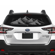Suba Outback Mountains arrière-fenêtre en vinyle Sticker Decal Graphic
 2