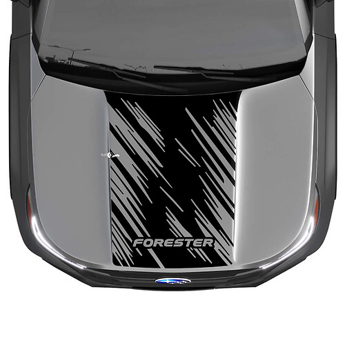 Hood Vinyl Sticker Decal Graphic pour Suba Forester
