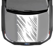 Autocollant en vinyle style usé pour capot de Subaru Forester_2