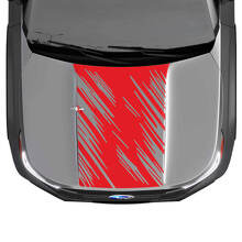 Autocollant en vinyle style usé pour capot de Subaru Forester_3