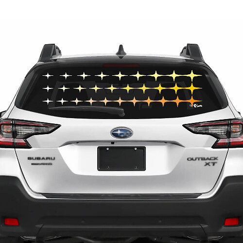 Étoiles arrière étoiles en vinyle Sticker Decal Graphic pour Suba Outback 2
