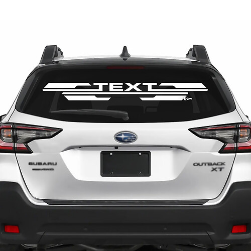 Suba Outback Ailes arrière Ailes en vinyle Sticker Decal Graphic
