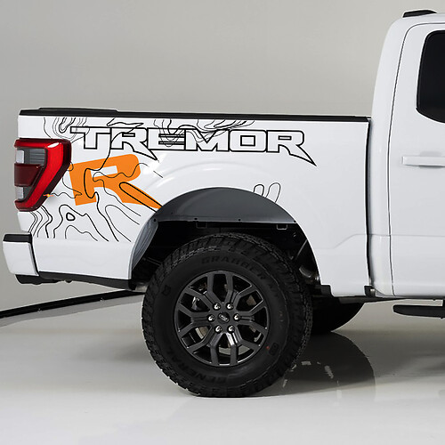 Graphiques latéraux de chevet s'adapter à Ford F150 Raptor R Vinyl Sticker Decal Kit Stripes
