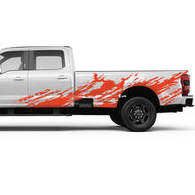 FORD F150 F250 F350 Kit décalage grunge Splash - Sticker en vinyle de chevet Set Graphique latérale
 3