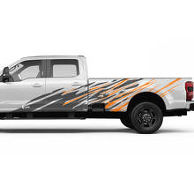 FORD F150 F250 F350 Kit décalque du grunge Splash - Autocollant en vinyle Set Graphiques latérales 2
 2