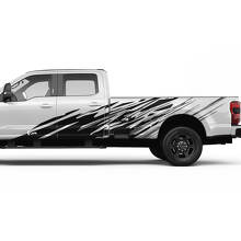 FORD F150 F250 F350 Kit décalque du grunge Splash - Autocollant en vinyle Set Graphiques latérales 2
 3