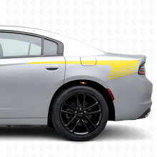 Autocollant décalcomanie latéral en vinyle à rayures style stroboscope pour Dodge Charger 2015-2026_5