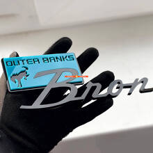 Insigne de garde-boue 3D Outer Banks pour Musclecar Horse_7