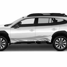 Portes latérales décalqueur d'autocollant en vinyle tribal pour Suba Outback
 2