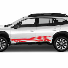 Kit d’autocollants vinyle bandes latérales style tribal pour Subaru Outback_3