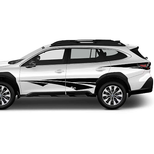 Kit d'autocollants vinyle de style tribal pour portes et flancs arrière pour Subaru Outback