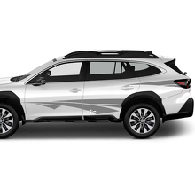 Kit d'autocollants vinyle de style tribal pour portes et flancs arrière pour Subaru Outback_2