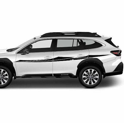 Autocollant en vinyle à bandes latérales style tribal pour Subaru Outback