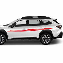 Autocollant en vinyle à bandes latérales style tribal pour Subaru Outback_3