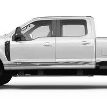 Autocollants Vinyles Bandes Latérales de Bas de Caisson Graphiques Flash pour Musclecar truck F-250 F-350_2