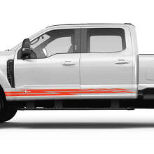 Autocollants Vinyles Bandes Latérales de Bas de Caisson Graphiques Flash pour Musclecar truck F-250 F-350_3
