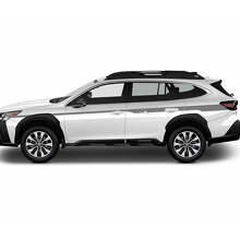 Portes latérales rayures Graphique de décalque autocollant en vinyle pour Suba Outback
 2