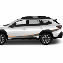 Rayures de porte latérale de la porte en vinyle Graphique d'autocollant pour Suba Outback
 2