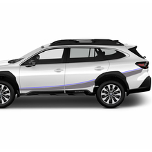 Rayures de porte latérale de la porte en vinyle Graphique d'autocollant pour Suba Outback
 3