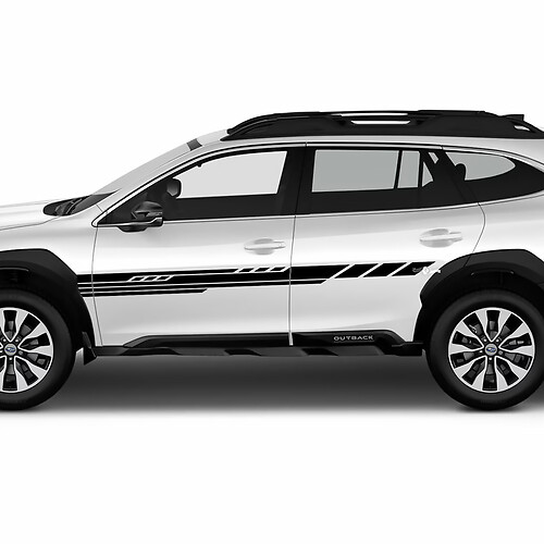 Portes latérales Stripes modernes Sticker Sticker Secal Graphic pour Suba Outback
