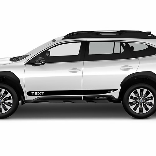 Portes latérales Logo Star Stripes en vinyle Sticker Decal Graphic pour Suba Outback
