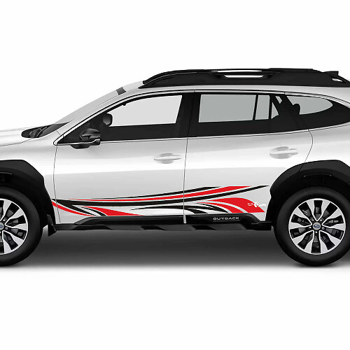 Kit d'autocollants en vinyle avec bandes de style tribal pour portes Subaru Outback