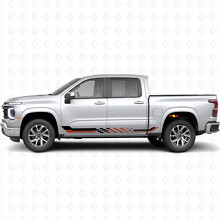 Bandes adhésives damier pour porte et bas de caisse pour Chevrolet Silverado 1500 Nouvelle Génération 2027_2