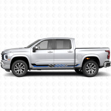 Bandes adhésives damier pour porte et bas de caisse pour Chevrolet Silverado 1500 Nouvelle Génération 2027_3