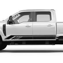 FORD F150 F250 F350 ROCKER PANNEUX STRIPRES SIGRATIONS VINYLES GRAPHIQUES 2 COULEURS
 3