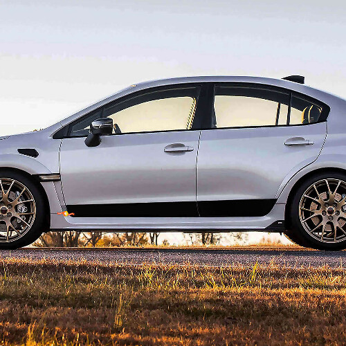 Kit de décalcomanies en vinyle bandes accentuées pour portes Subaru WRX