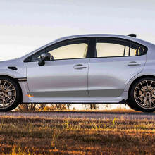 Kit de décalcomanies en vinyle bandes accentuées pour portes Subaru WRX_2