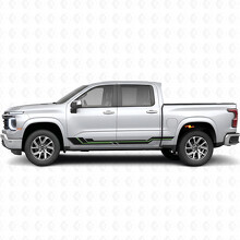 Bandes vinyles parallèles Accent pour porte et bas de caisse pour Chevrolet Silverado 1500 Nouvelle Génération 2027_4