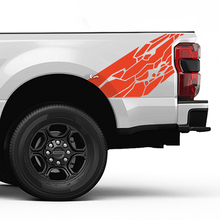 Ford F150 F250 F350 Splash Grunge Skin Style Kit de style - Sticker en vinyle de chevet
 3