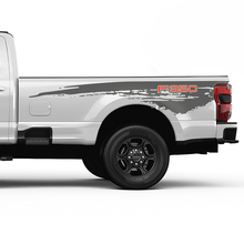 Ford F350 Lit Side Splash Secal Decal Kit autocollant en vinyle Set Set Side Graphiques
 2