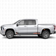 Bandes de vinyle Racing Line pour porte et bas de caisse pour Chevrolet Silverado 1500 Nouvelle Génération 2027_2