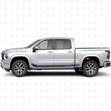 Bandes de vinyle Racing Line pour porte et bas de caisse pour Chevrolet Silverado 1500 Nouvelle Génération 2027_3