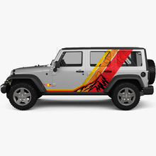 Carte topographique des montagnes rétro les portes latérales vintage kit de bande ajustement pour Jeep Wrangler
 2