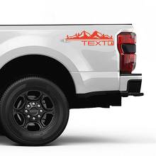 F350 MONTAGNES ARRES LIT BRIPES SIGRATIQUES DE DÉCALLE KIT VINYLE Autocollant Set Side Graphiques pour les camions Musclecar
_3